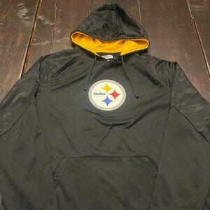Steelers Hoodie XLT Black NFL Team Apparel Pullover Tall